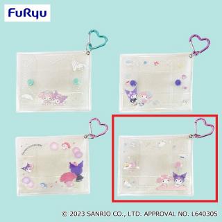 【サンリオ】【A♯推しカフェ】サンリオキャラクターズ 推しごとダイアリーカラビナ付きクリアポーチ
