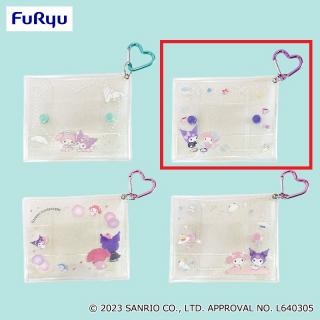 【サンリオ】【B♯現場準備】サンリオキャラクターズ 推しごとダイアリーカラビナ付きクリアポーチ