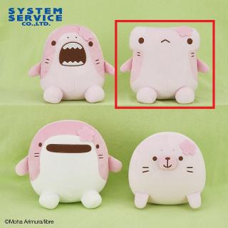 【サメーズ】【Bシュモク】サメーズ もちもち桜色ベビーぬいぐるみBIG