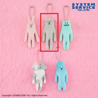 【CRAFTHOLIC】【B:SLOTH(グレー)】CRAFTHOLIC マスコットキーチェーン