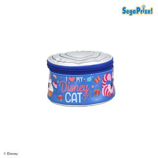 【ディズニー】【Dディズニーキャット】ディズニーキャラクター　猫缶型レザー風ポーチ