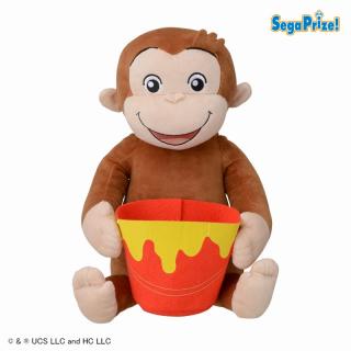 【おさるのジョージ】【Aレッド×イエロー】おさるのジョージ　[SP]小物入れ付ぬいぐるみ