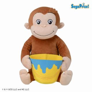 【おさるのジョージ】【Bイエロー×ブルー】おさるのジョージ　[SP]小物入れ付ぬいぐるみ