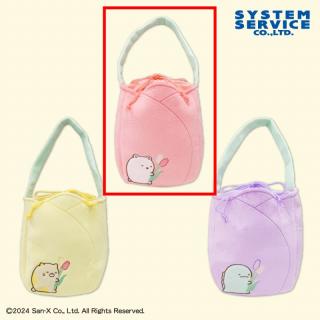 【すみっコぐらし】【Aしろくま】すみっコぐらしざっそうとようせいのお花畑 チューリップバッグ