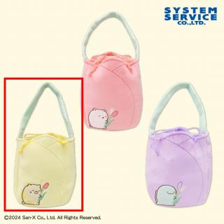 【すみっコぐらし】【Bねこ】すみっコぐらしざっそうとようせいのお花畑 チューリップバッグ