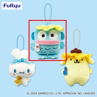 【サンリオ】【Bハンギョドン】サンリオキャラクターズ 昭和レトロな銭湯　シャンプーハットマスコット