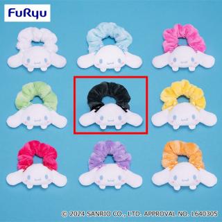 【サンリオ】【Eブラック】シナモロール ぴょこきゅんカラフルシュシュ～シナモロール～