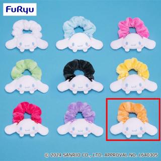 【サンリオ】【Iオレンジ】シナモロール ぴょこきゅんカラフルシュシュ～シナモロール～
