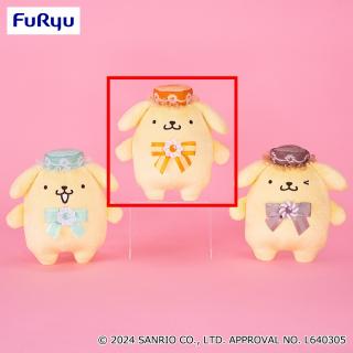 【サンリオ】【Aオレンジ】ポムポムプリン センイルケーキぬいぐるみ