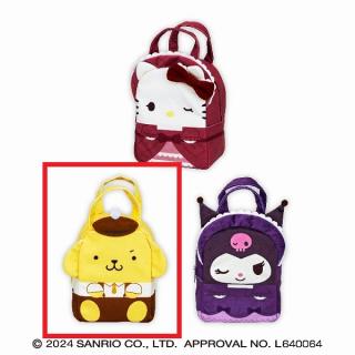 【サンリオ】【Cポムポムプリン】サンリオキャラクターズ クラシカルアンティークふわふわバッグ1