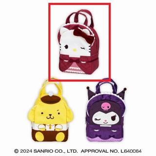 【サンリオ】【Aハローキティ】サンリオキャラクターズ クラシカルアンティークふわふわバッグ1