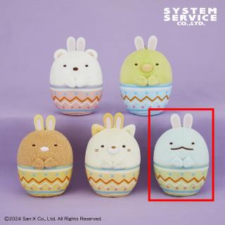 【すみっコぐらし】【Eとかげ】すみっコぐらしボールチェーン付きうさぎカップケーキぬいぐるみ