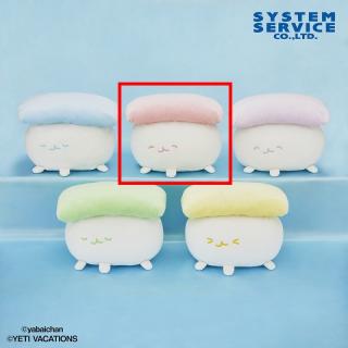 【おしゅしだよ】【Aピンク】おしゅしだよもちもちぱしゅてるから～ぬいぐるみBIG