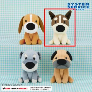 【THE DOG】【Bチワワ】THE DOG イラストタッチおすわりぬいぐるみ