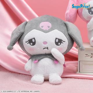 【サンリオ】【Bクロミ】ゆるかわ　サンリオキャラクターズ　Lぬいぐるみ“マイメロディ・クロミ”しょんぼり