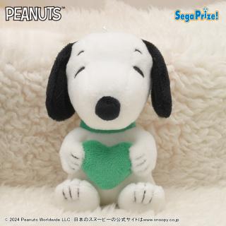 【スヌーピー】【Eグリーン】SNOOPY™　マスコット　～ハート～