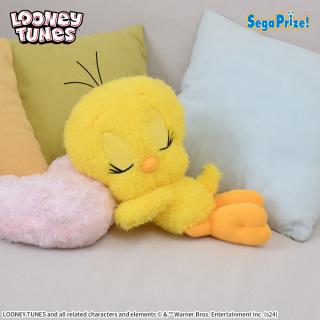 【ルーニー・テューンズ】ルーニー・テューンズ　すやすやLぬいぐるみ“トゥイーティー”