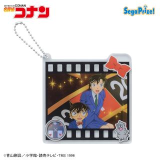 【名探偵コナン】【E江戸川コナン＆毛利蘭】名探偵コナン　スクエアアクリルキーチェーン
