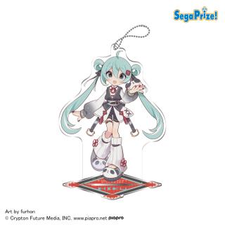 【初音ミク】【A:furhon Ver.】初音ミクシリーズ　スタンド付ビッグクリアキーチェーン“初音ミク”-モダンチャイナ-(EX)