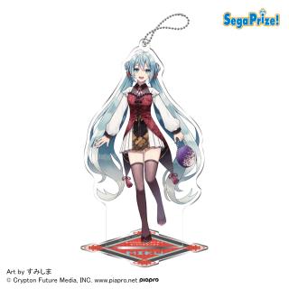 【初音ミク】【D:すみしまVer.】初音ミクシリーズ　スタンド付ビッグクリアキーチェーン“初音ミク”-モダンチャイナ-(EX)