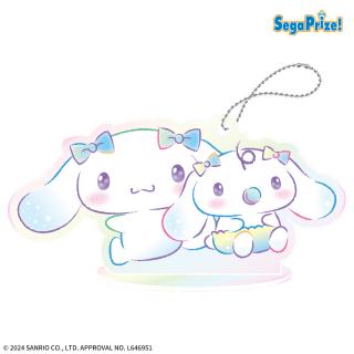 【サンリオ】【Dシナモン×みるく リボン】シナモロール　アクリルスタンド　オーロラVer.