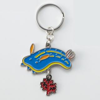 【DMMかりゆし水族館】【Cウミウシ】メタルキーホルダー