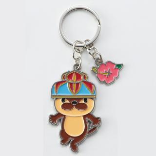【DMMかりゆし水族館】【Aカワウソ】メタルキーホルダー