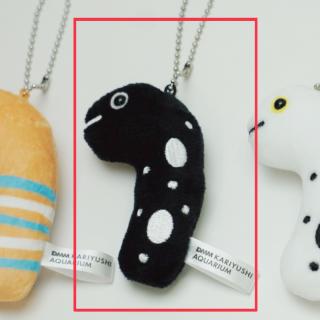 【DMMかりゆし水族館】【Dブラック】チンアナゴぬいぐるみキーホルダー