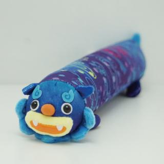 【DMMかりゆし水族館】【Cシーサー(青)】ぬいぐるみ にぎっ太郎