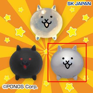 【にゃんこ大戦争】【Aメタルネコ】にゃんこ大戦争ジェル入りソフビフィギュア2