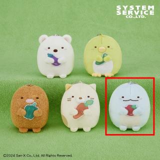 【すみっコぐらし】【Eとかげ】すみっコぐらし ようこそ!たべもの王国 野菜もぐもぐマスコットキーチェーン