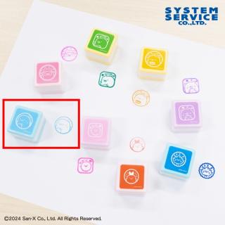 【すみっコぐらし】【Eとかげ(ライトブルー)】すみっコぐらし すみっコのおべんきょう ミニスタンプ