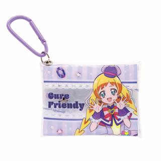 【プリキュア】【Bキュアフレンディ】わんだふるぷりきゅあ！ カラビナ付きミニクリアポーチ
