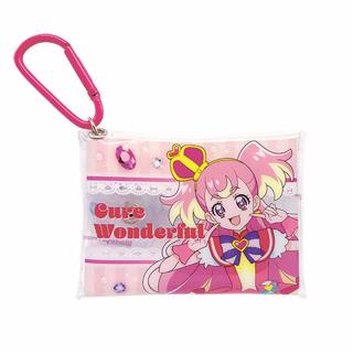 【プリキュア】【Aキュアワンダフル】わんだふるぷりきゅあ！ カラビナ付きミニクリアポーチ