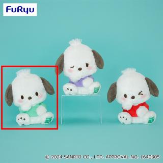 【サンリオ】【Aグリーン】ポチャッコ かまってぬいぐるみ