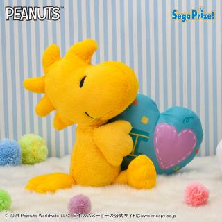 【スヌーピー】【Bウッドストック】SNOOPY(TM)　Lぬいぐるみ　～ハート～