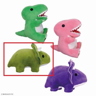 【Cグリーン(トリケラ)】恐竜ぬいぐるみCUTE