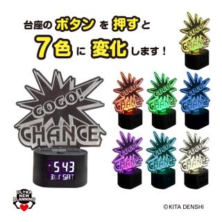 【JUGGLER ISLAND】JUGGLERGOGO！CHANCE光る！LEDアクリルクロックvol.1