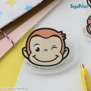 【おさるのジョージ】【F:フェイス(ウインク)】おさるのジョージ　アクリルクリップ