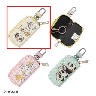 【mofusand】【Aイエロー(ストライプ)】mofusandキーケース