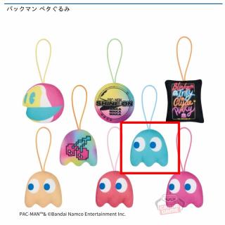 【パックマン】【E:ゴースト(ブルー)】パックマン ペタぐるみ