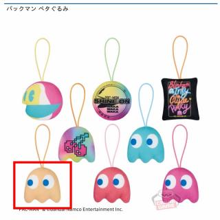 【パックマン】【F:ゴースト(オレンジ)】パックマン ペタぐるみ