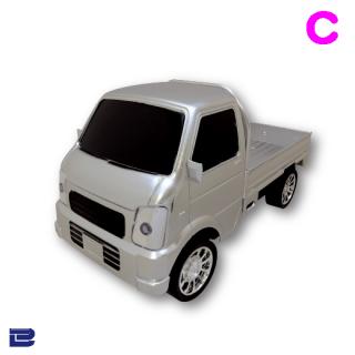 【Cシルバー】RCカスタム軽トラック3