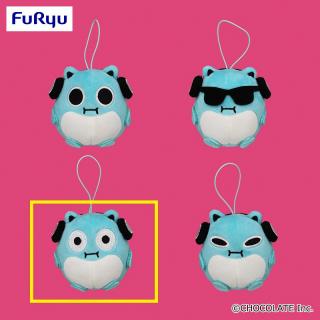 【ブルーハムハム】【Cびっくりモグモグ】ブルーハムハム まんまるモグモグマスコット