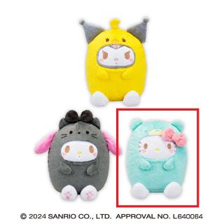 【サンリオ】【Cハローキティ】サンリオキャラクターズ どうぶつ着ぐるみドールBIGタイプ
