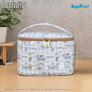 【スヌーピー】【Aブルー】SNOOPY(TM)　[PM]キルティングバニティポーチ