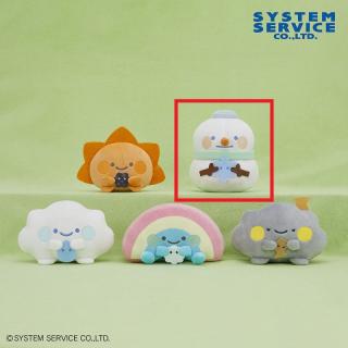 【FANS】【Bゆきだるま】FANS うちの子！むぎゅっとだっこぬいぐるみ Sky