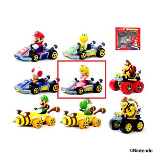 【スーパーマリオ】【Dピーチ】マリオカート7プルバックフィギュア