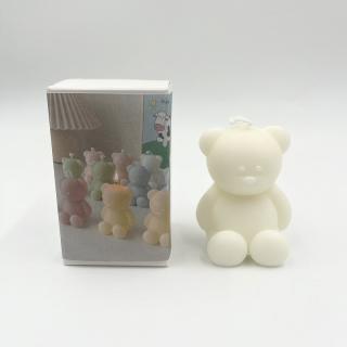 【Oshicoco】【ホワイトくま】キャンドル
