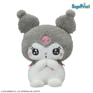 【サンリオ】【Aクロミ】ゆるかわ　サンリオキャラクターズ　きゅるぽて　Mぬいぐるみ“クロミ・こぎみゅん”